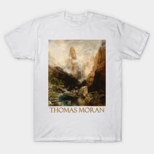 Mist in Kanab Canyon, Utah by Thomas Moran T-Shirt